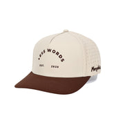 Morphita Performance Golf Hat, top view, lightweight breathable construction for workouts.