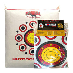 Morrell outdoor range archery target cover front view showing weatherproof construction for outdoor practice