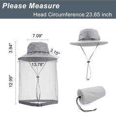 Hidden mesh net deployed to cover the face during outdoor activities