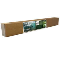 MossBack Trophy Tree XL Laydown horizontal setup mimics a fallen tree habitat.
