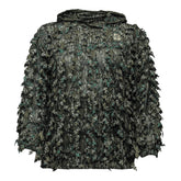Mossy Oak Woodsman Leafy Quarter Snap Pullover front view with camo-inspired outdoor wear