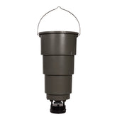 Exterior of Moultrie 5-Gallon All-In-One Hanging Deer Feeder with bucket