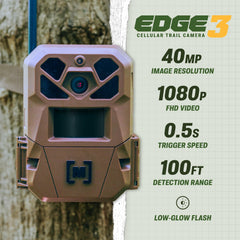 Moultrie Edge 3 solar kit in sunlight powering long field use
