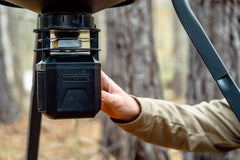Moultrie Pro Hunter III feeder bluetooth app control for wireless scheduling