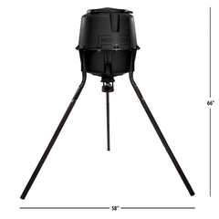Moultrie Quick-Lock Hopper System enabling tool-free assembly.