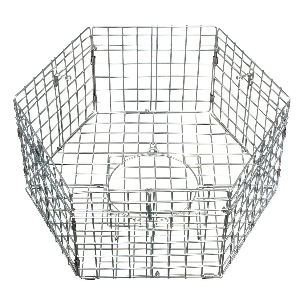 Hexagonal guard design protecting feed from varmints