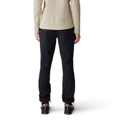 Mountain Hardwear Dynama Pant black side view, secure thigh pocket for essentials.