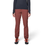 Mountain Hardwear Dynama Pant Bourbon Brown front view shows versatile trail-to-town performance