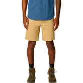 Mountain Hardwear AP Cargo Short front view highlights rugged fabric for all-day outdoor comfort.
