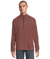 Mountain Hardwear MicroChill quarter-zip pullover in bourbon brown for versatile layering