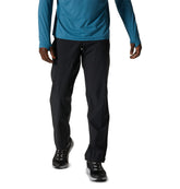 Mountain Hardwear Stretch Ozonic Pant on trail showing flexibility for hiking