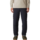 Mountain Hardwear StretchDown Light Pant front view shows low-profile baffles for easy layering.