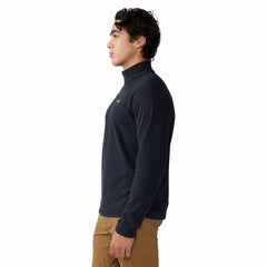 Mountain Hardwear Summit Grid raglan sleeves enable full mobility on trails.