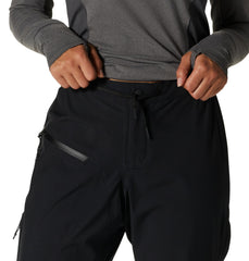 Mountain Hardwear Women's Stretch Ozonic Pant pocket detail with secure front pocket