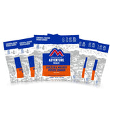 Mountain House chicken and mashed potatoes pouch front view, ideal for camping dinners.