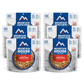 Mountain House Chicken Teriyaki packaging close-up for trail-ready meals.