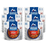 Mountain House Spaghetti with Beef Marinara pouch ready for camping, quick hydration.