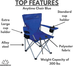 Mountain Summit Gear Anytime Chair ready for beach or outdoor adventures.