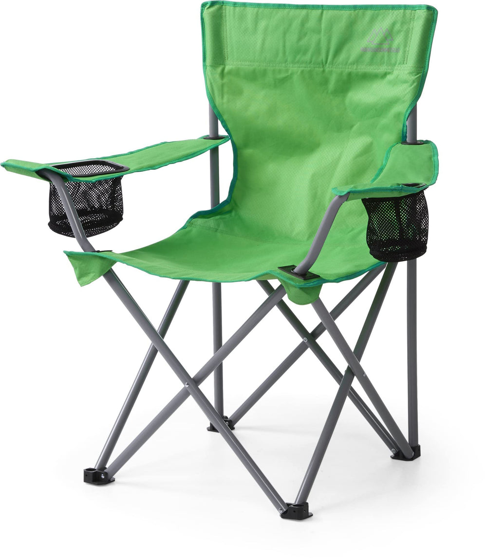 Mountain Summit Gear Anytime Chair folding-chair provides portable seating for camping and events.