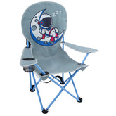 MOUNTAIN SUMMIT GEAR Kids Camping Chair front view for easy campsite seating.
