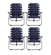 Mountain Summit Gear beach chair folded for easy transport and storage.