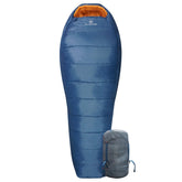 Mountainlodge blue shingle sleeping bag waterproof shell protects outdoors