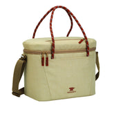 Mountainsmith Cooler Cube soft-sided in light sand, front view for road trips.