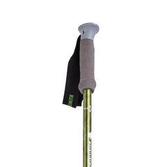 Mountainsmith Rhyolite trekking poles feature spring-loaded anti-shock for smoother ascents.