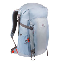 Mountainsmith Scream 30 backpack exterior in smoke blue, ideal for day hikes.