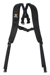 Mountainsmith Strapette harness attached to a lumbar pack for daypack conversion.