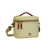 Mountainsmith The Takeout Cooler front view in light sand, ideal for daily commutes.