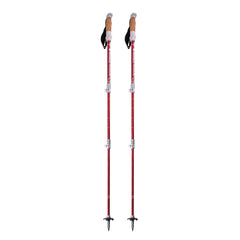 Mountainsmith Tellurite WSD 7075 trekking poles with extended cork and EVA handles for all-day comfort.
