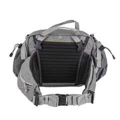 Back panel padding provides comfortable support during long hikes.