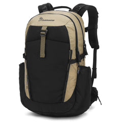 MOUNTAINTOP 40L backpack front view for day hikes with compact, ready-to-go design.