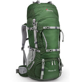 MOUNTAINTOP 70L internal frame backpack main compartment access for quick packing on multi-day trips