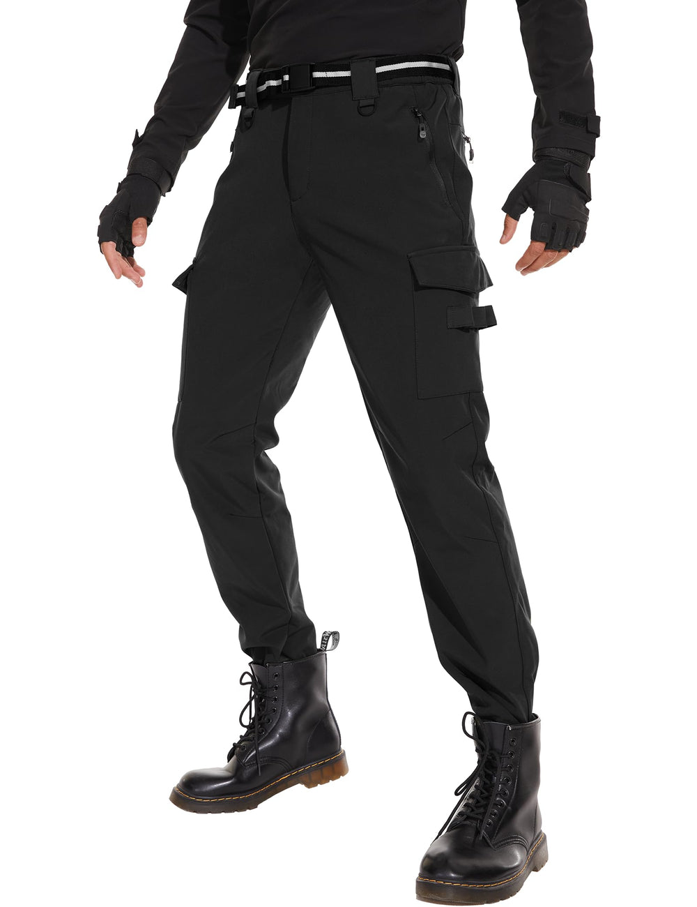 MOURCE Hiking Pants for Men 3D tailoring fit for freedom of movement during hikes.