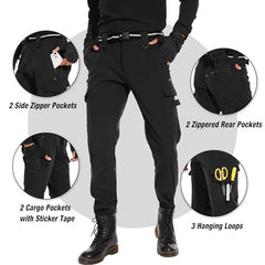 MOURCE Hiking Pants for Men Six-Pocket Design offers secure storage on the go.