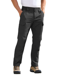 MOURCE hiking pants with waterproof fabric keeps you dry on wet trails.