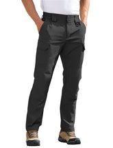 MOURCE lightweight hiking pants quick-dry black for active outdoors