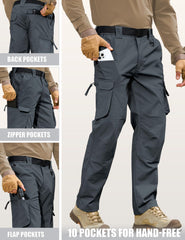 MOURCE pants with adjustable waist and durable YKK zip for secure fit.