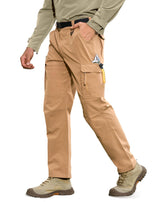MOURCE Work Pants front view shows lightweight, water-resistant fabric for all-day wear.
