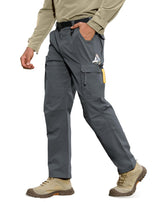 MOURCE Work Pants breathable fabric close-up for all-season comfort.