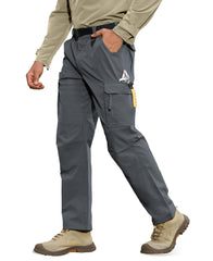 MOURCE Work Pants breathable fabric close-up for all-season comfort.