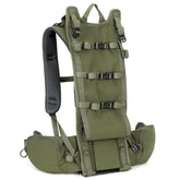 MOXULE Hunting Backpack Frame shows ergonomic design for comfort on long treks.