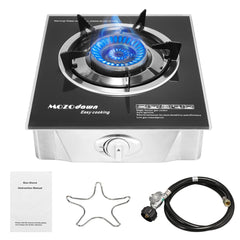 Mozodawn single-burner propane stove 15000 BTU for quick outdoor cooking