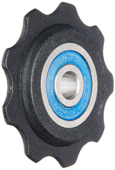 MRP G2 pulley front view, replacement part for chainguides, smooth shifting on rugged trails.