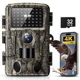 MRSCRET 4K60MP trail camera front view showing compact design for quick field scouting
