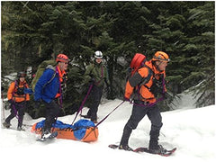 MSA Sked Basic Rescue System carabineers and storage bag support quick setup