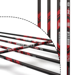 M.SJUMPPER ARCHERY 100 grain screw-on field point with aluminum insert.