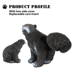 M.SJUMPPER ARCHERY Black Bear ground stakes in-use for stable practice sessions